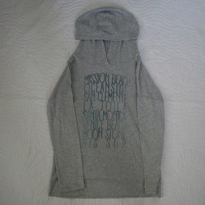 California knit hoodie